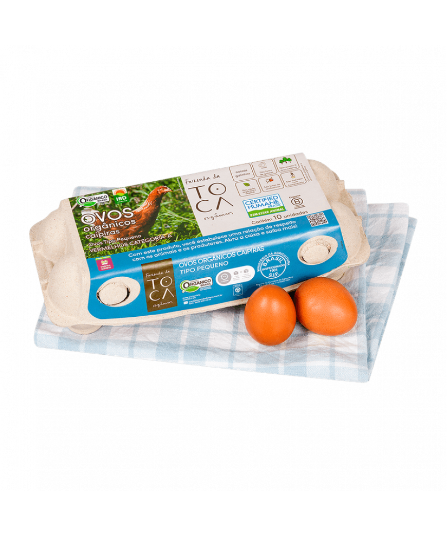 Ovo Orgânico Fazenda Da Toca Com 10 Unidades Ovo Orgânico Fazenda Da Toca Com 10 Unidades